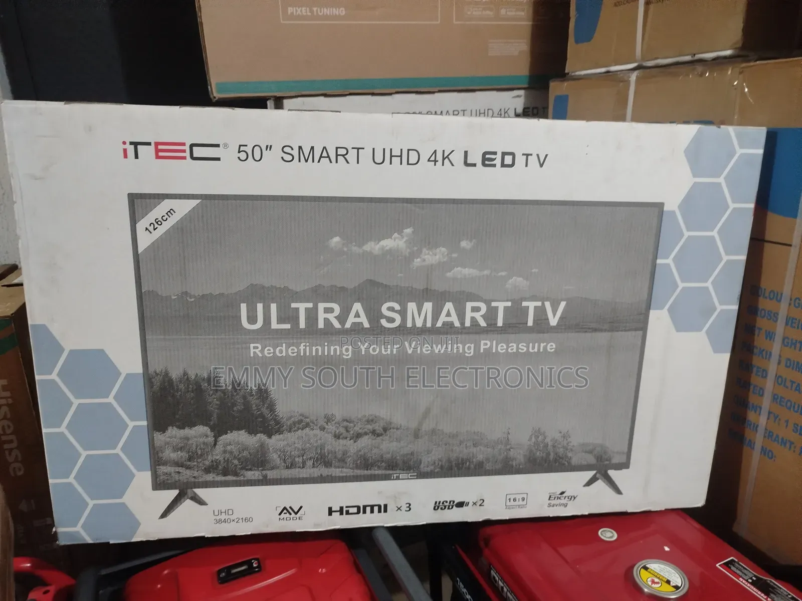 Itec Smart Uhd LED Television 50 Inchs