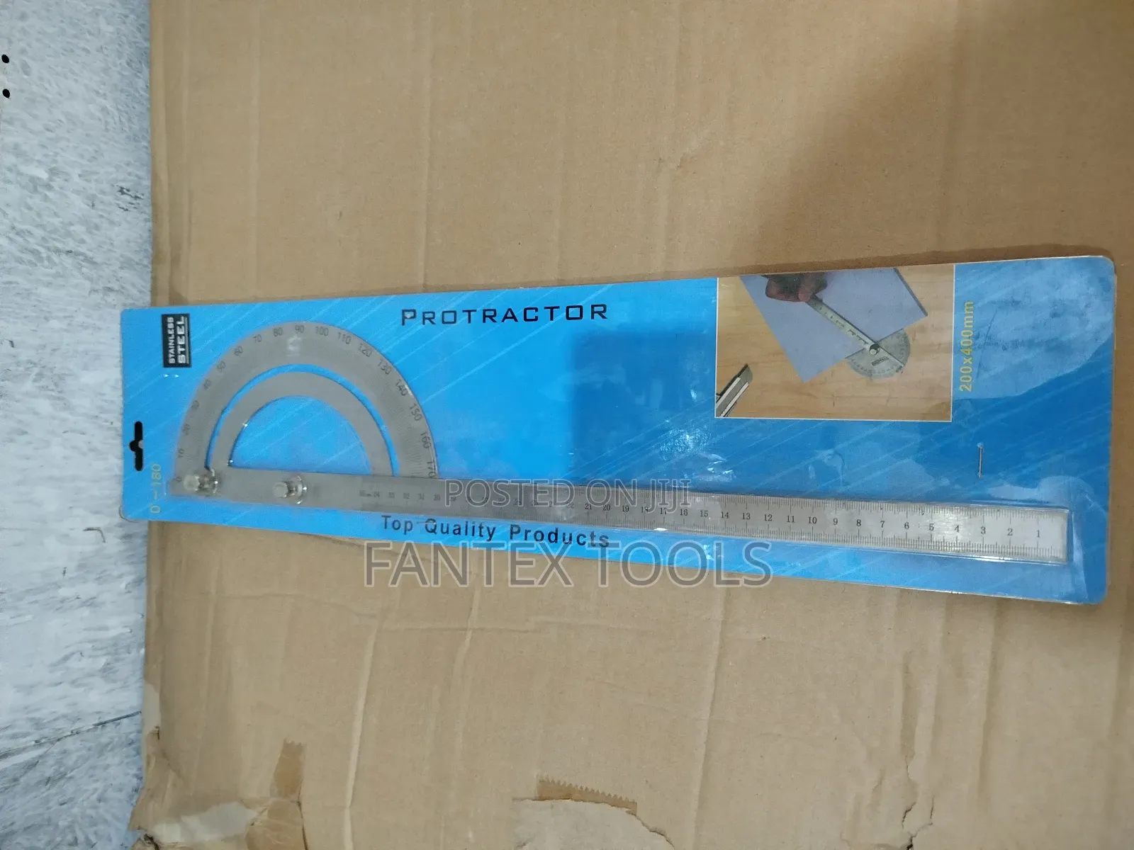 Stainless Steel Protractor.