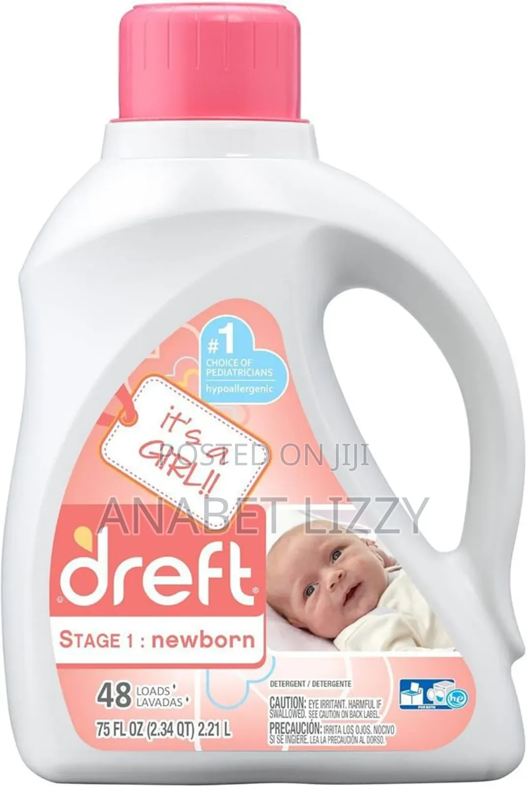 Dreft Baby Laundry Detergent 48washes