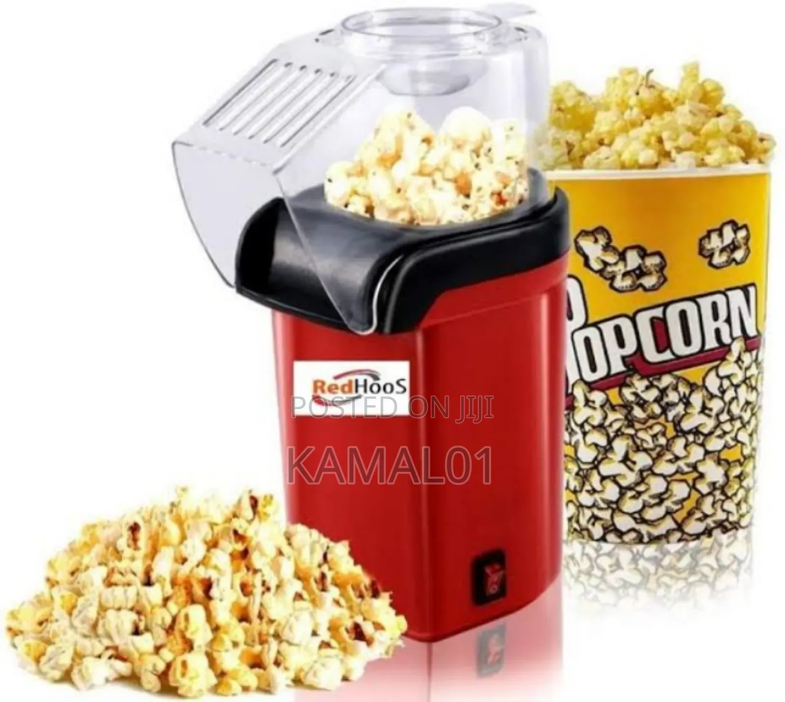 Hot Air Mini Electric Popcorn Maker Machine With 1200w