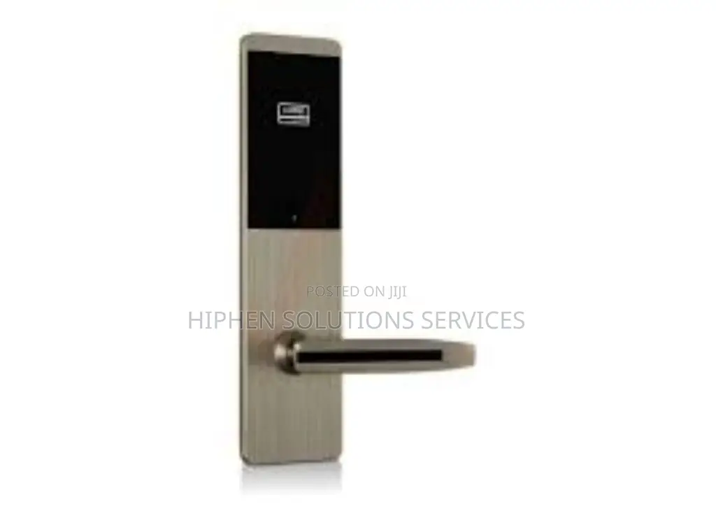 40mm-50mm Thickness Hotel Room Door Locks Silver