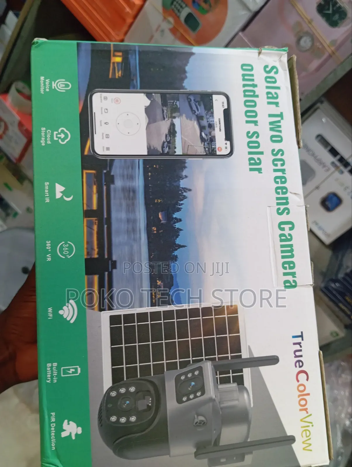 Dual Lens Solar Powered Smart Alarm PTZ Security Camera