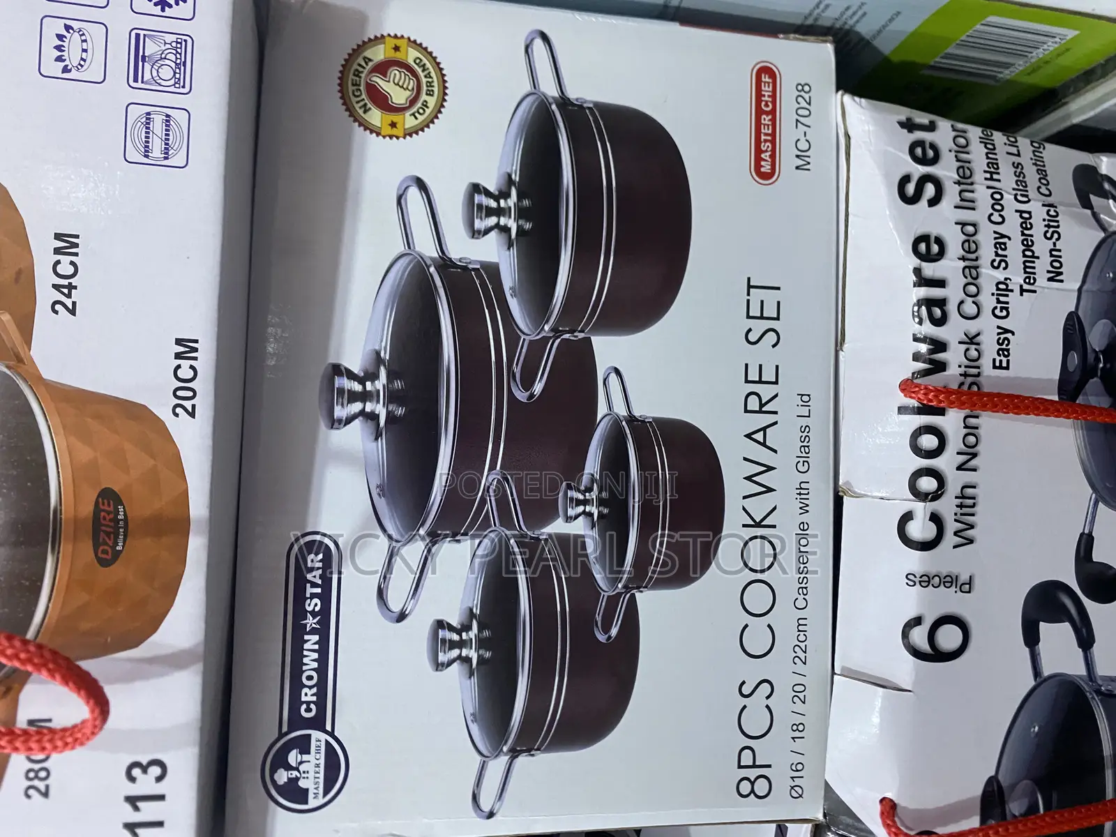 Master Chef Non Stick Pot Set 8
