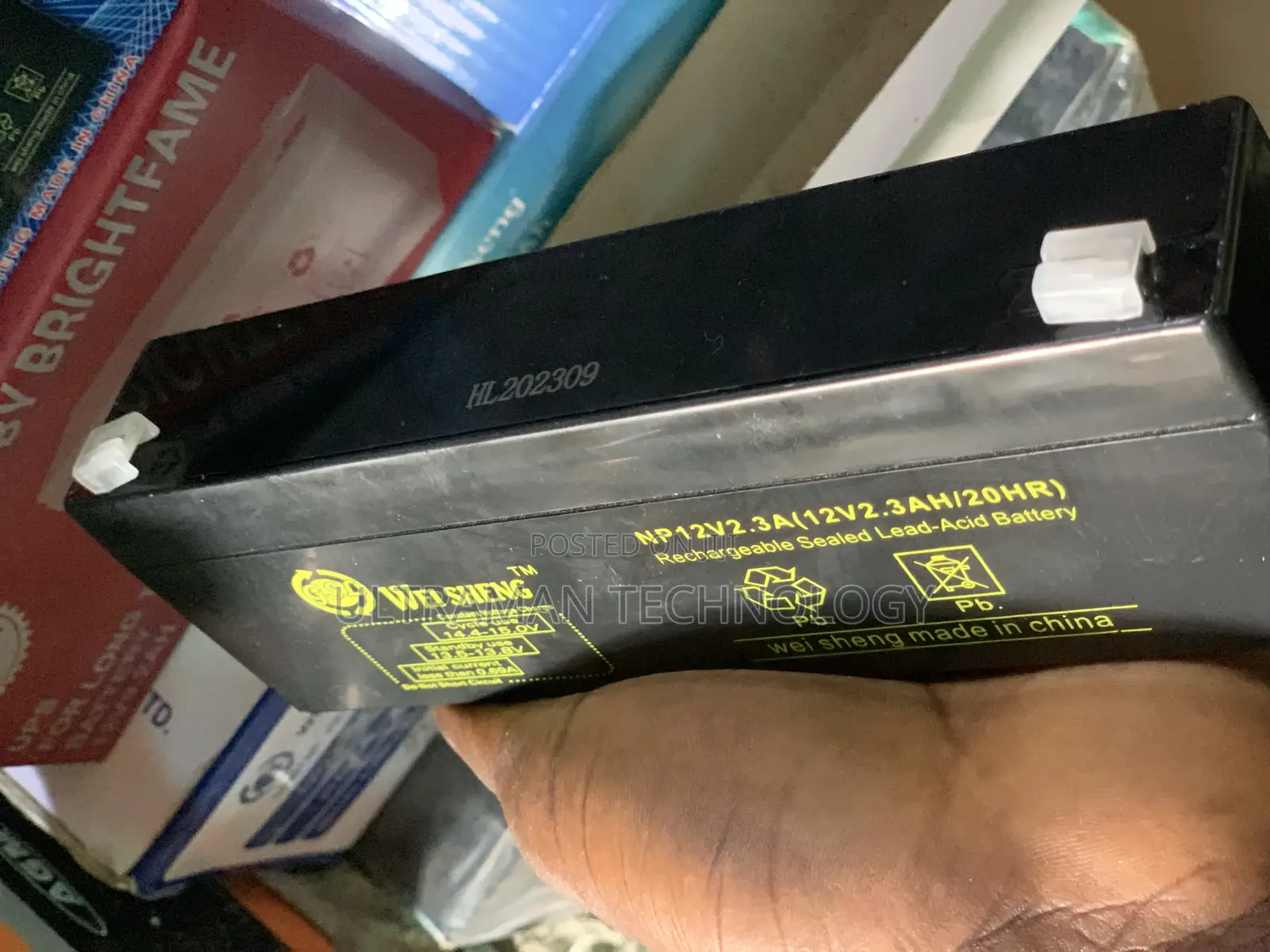 12volts 2.3ahs Lead-acid Battery (Multi-purpose)