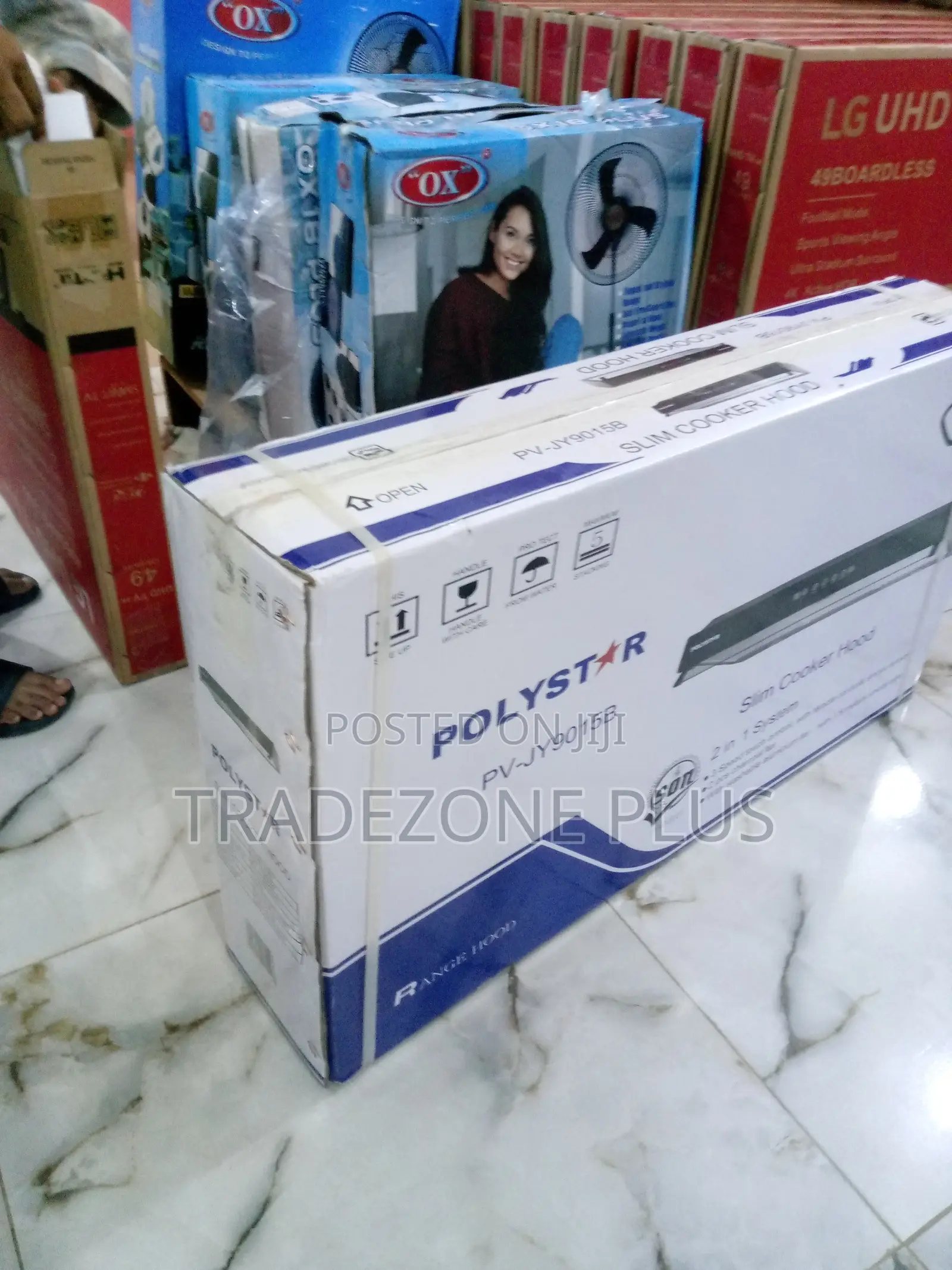 Polystar Charcoal Filter and No Wall Breaker Range Hood