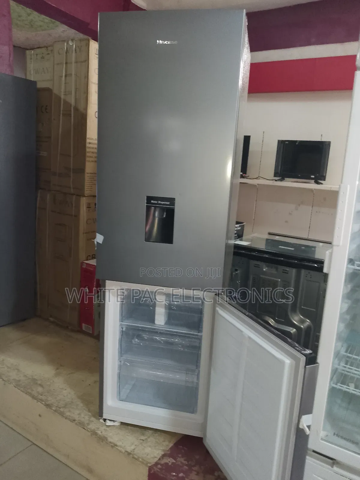 New>Hisense Two Doors 264_L Fridge Freezer > Dispenser