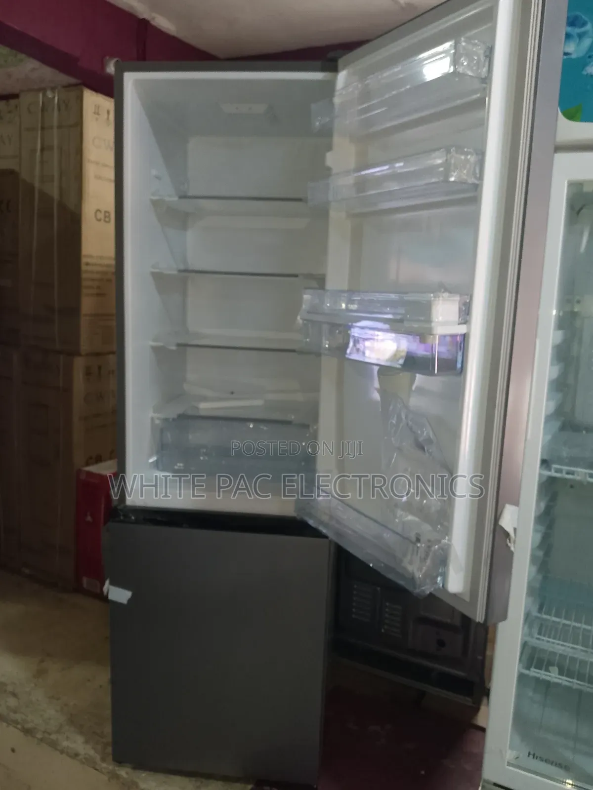 New>Hisense Two Doors 264_L Fridge Freezer > Dispenser