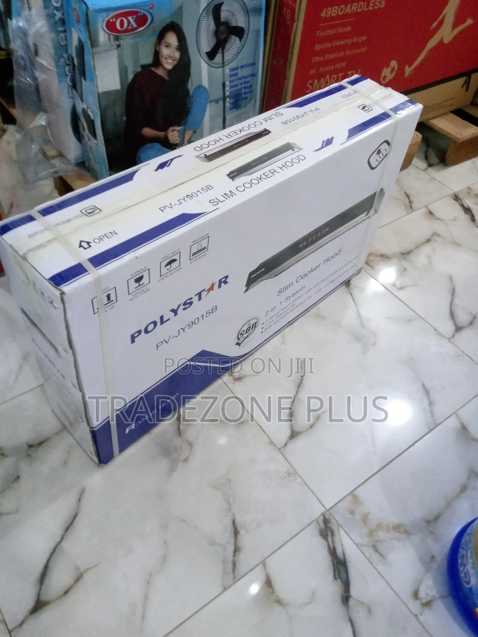 Polystar 2 Pier Charcoal Iter Smoke Sensor Range Hood