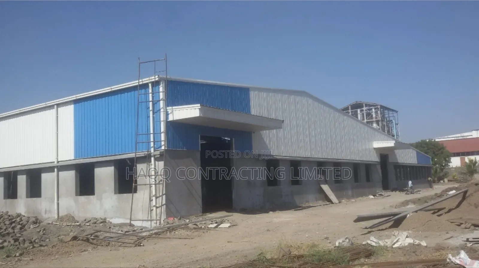 Warehouse Steel Construction, Steel Fabrication