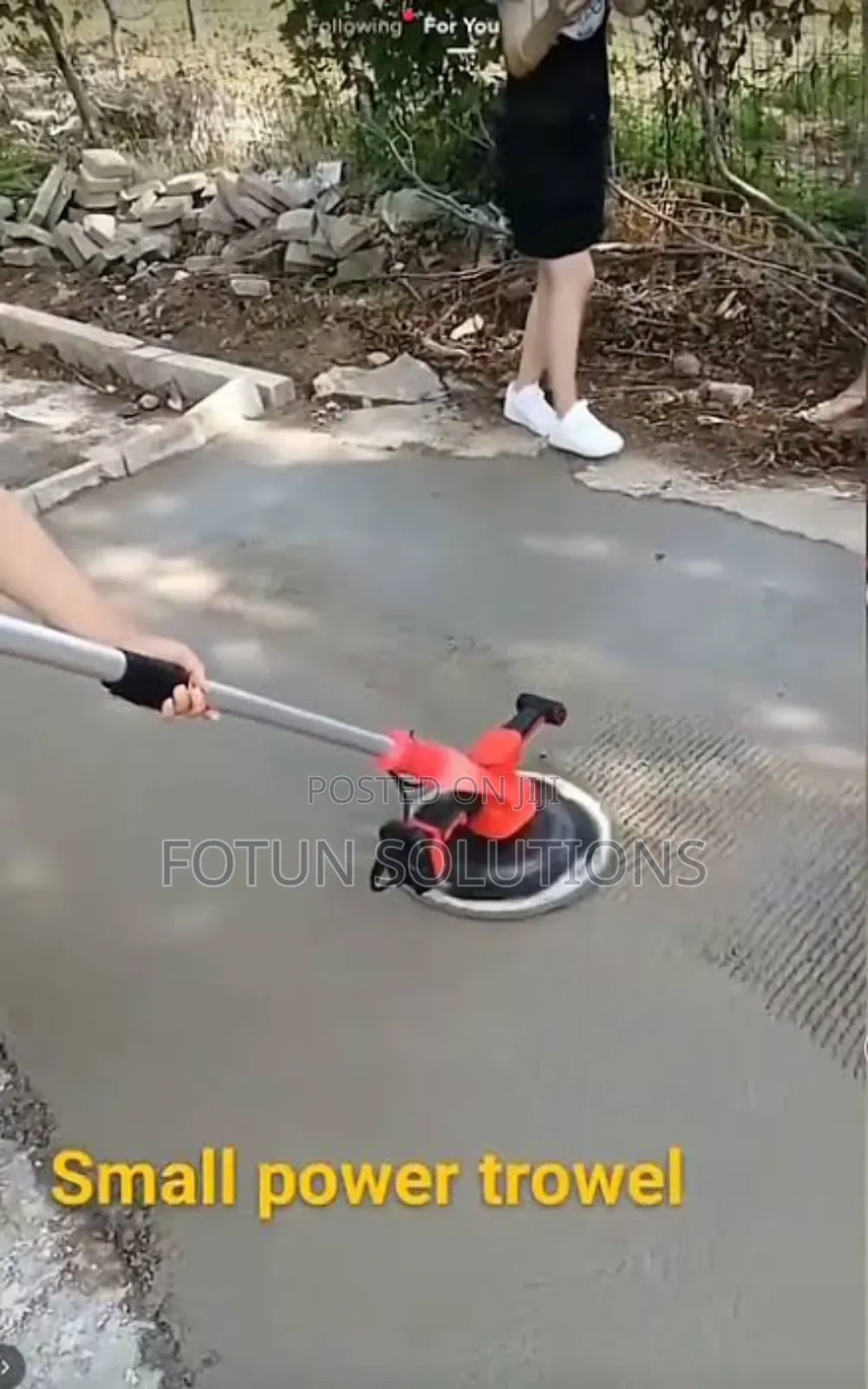 Electric Power Trowel Machine