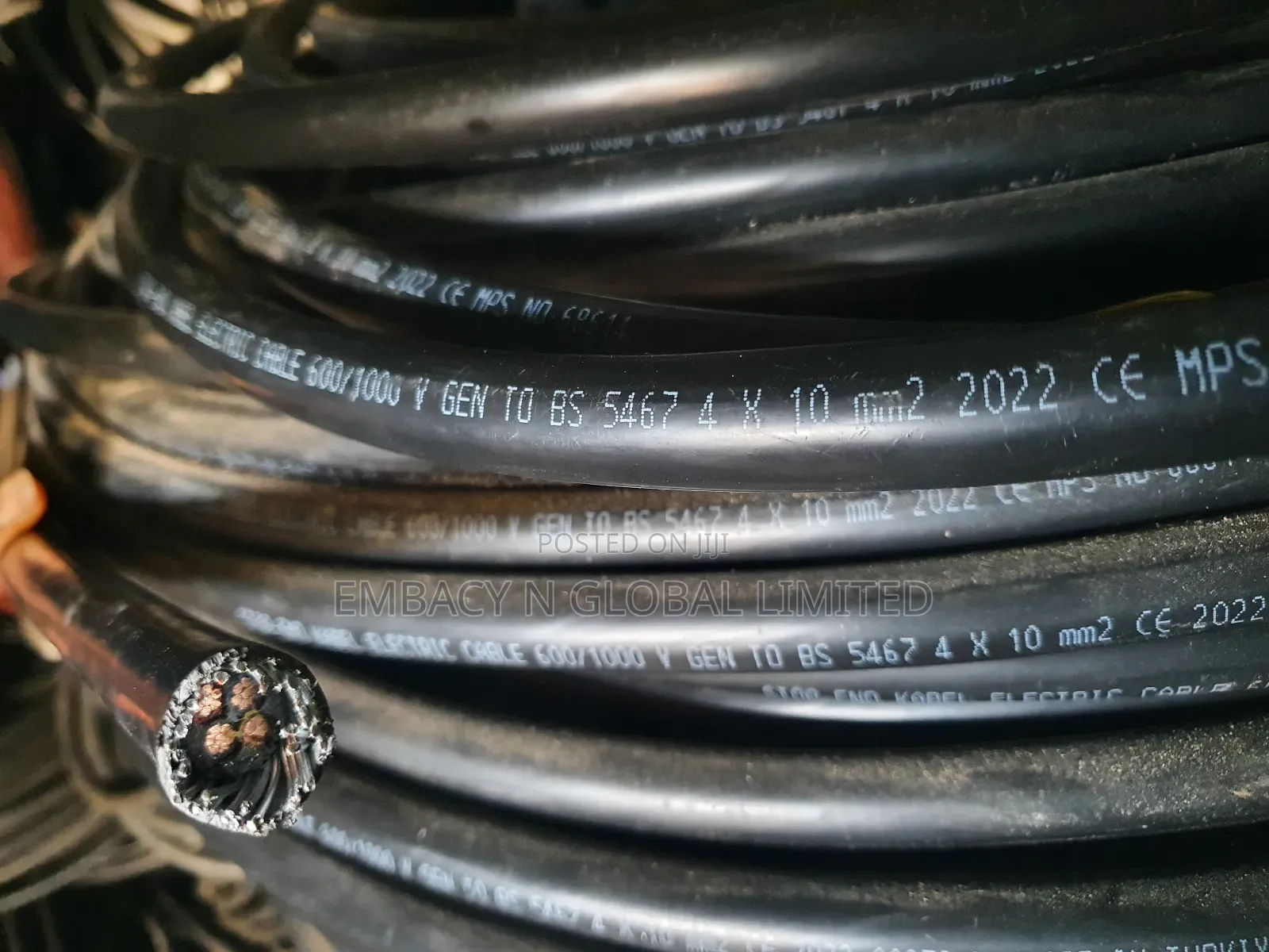 10mm 4core Armoured Cable