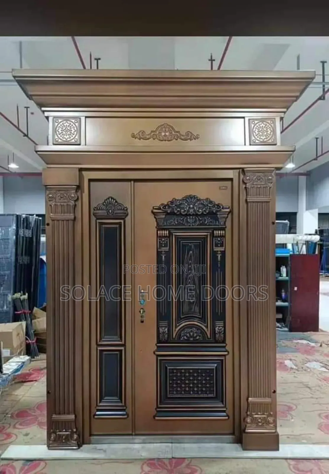 Door With Arch and Pillar