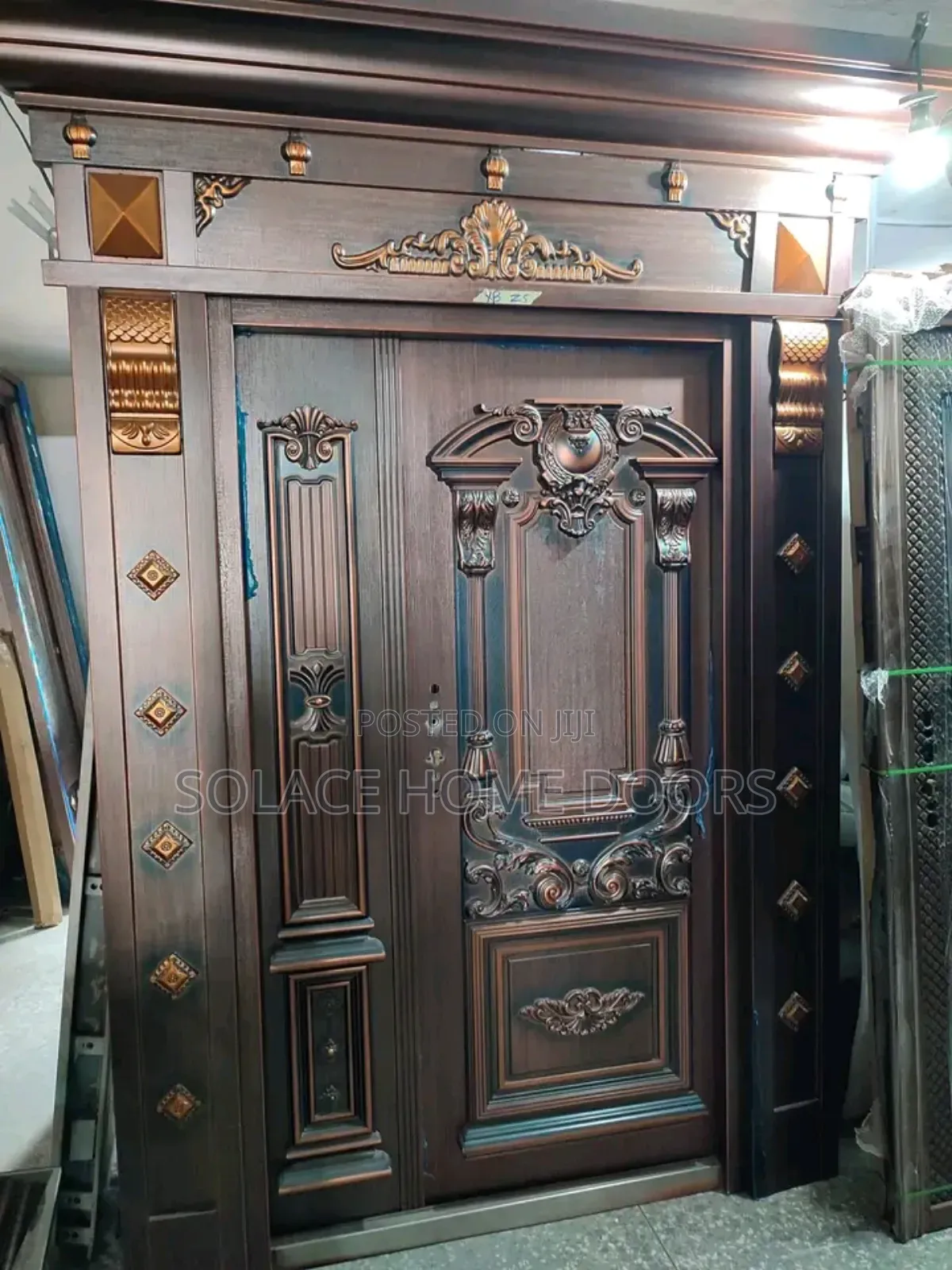 Door With Arch and Pillar