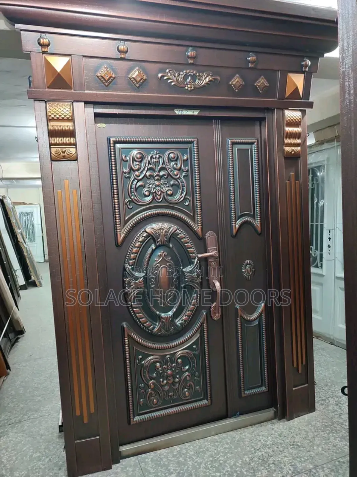 Door With Arch and Pillar