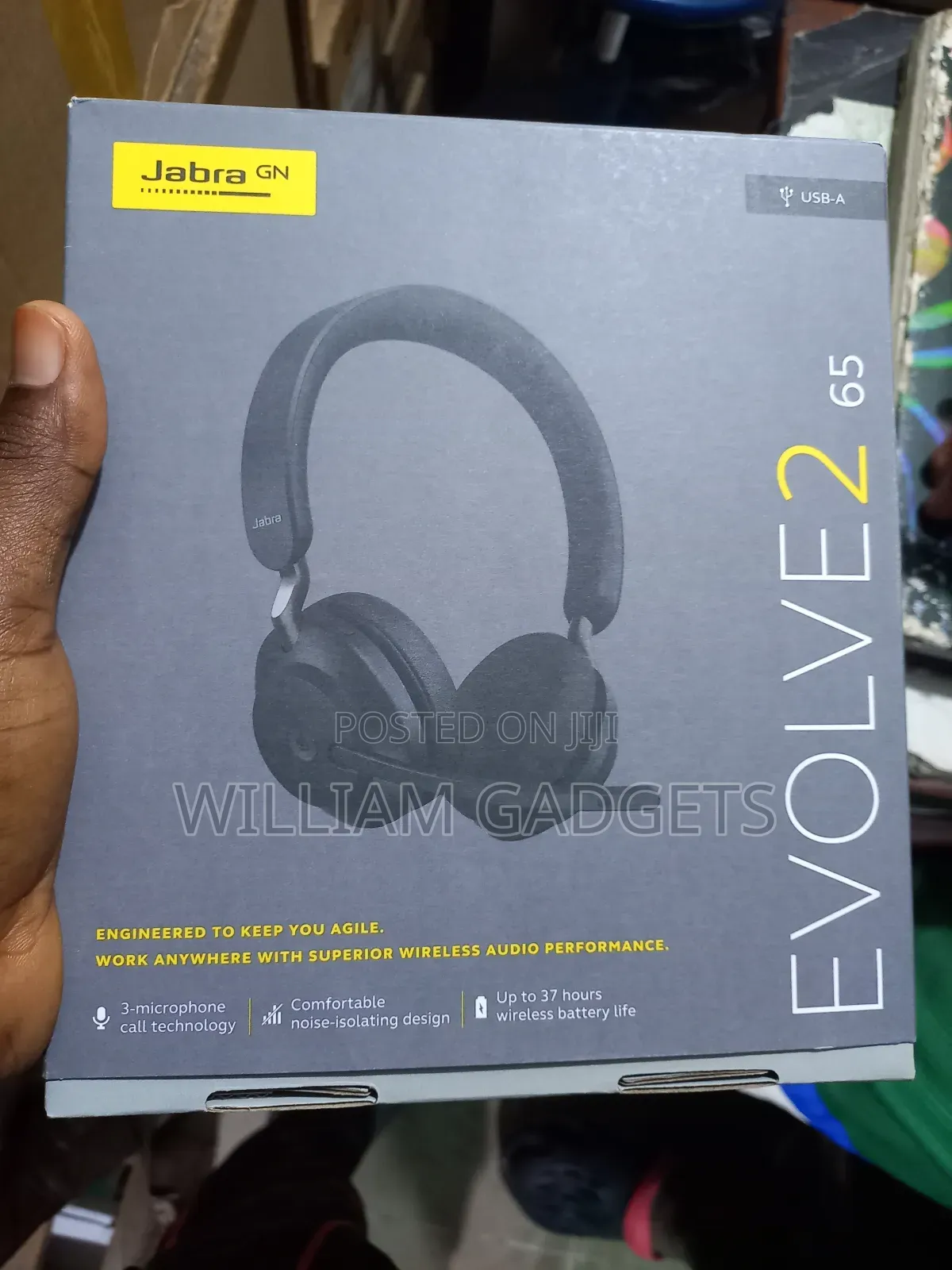 Jabra Evoiue2 65 Wireless Headphone