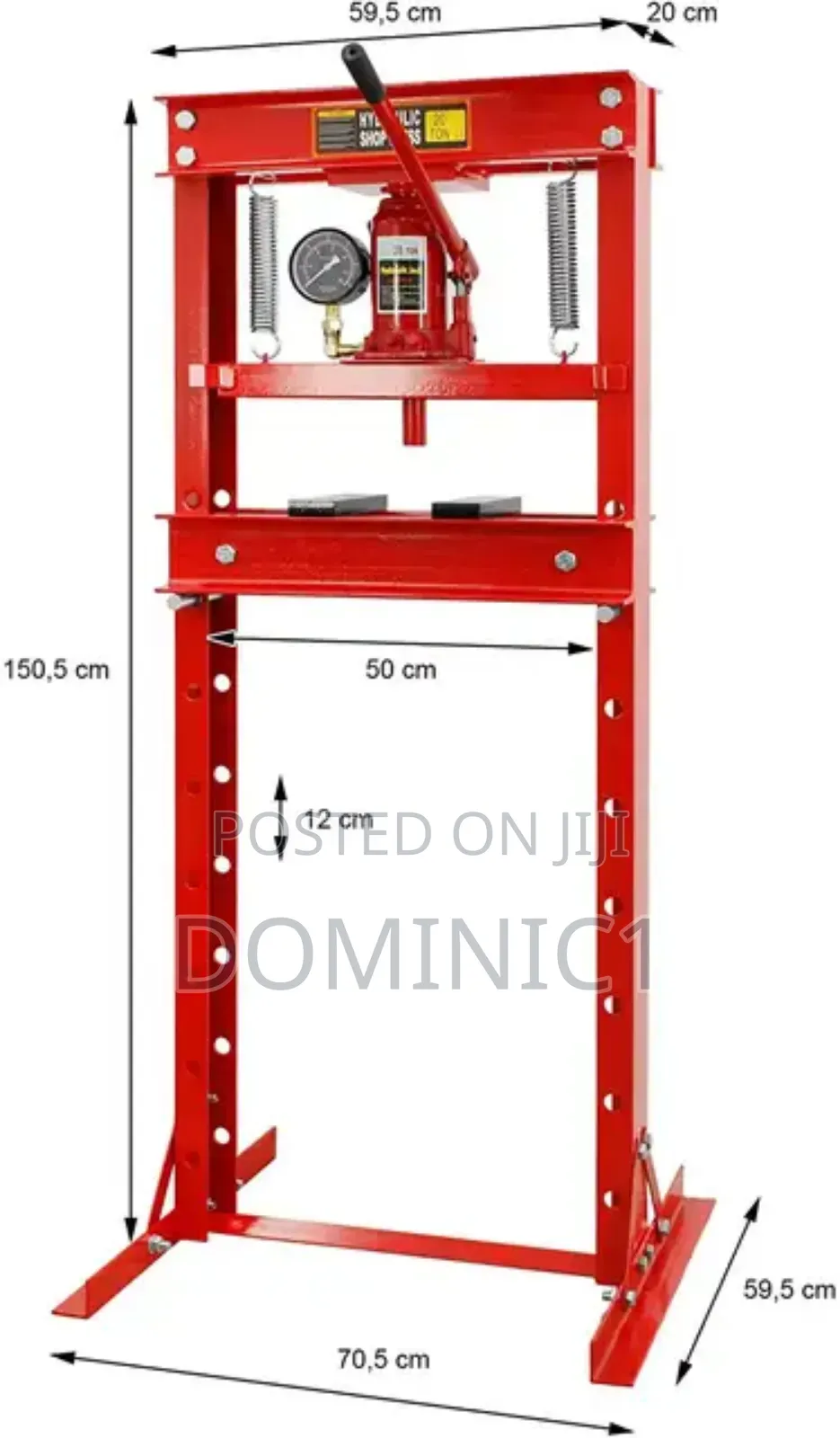 20 Ton Hydraulic Shop Press