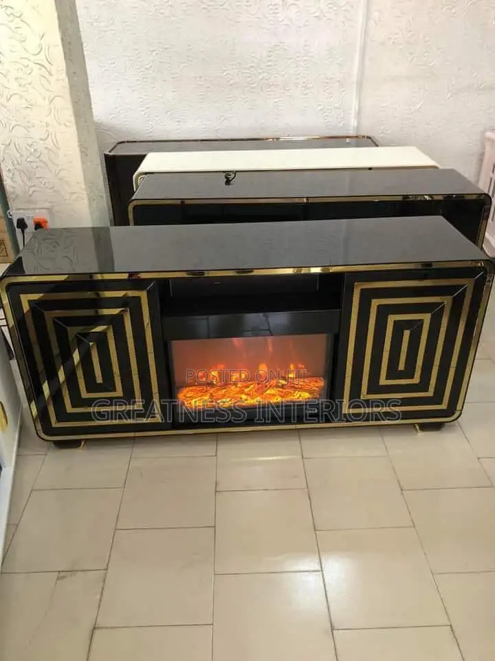 Quality Top Notch Fire Wall TV Stand