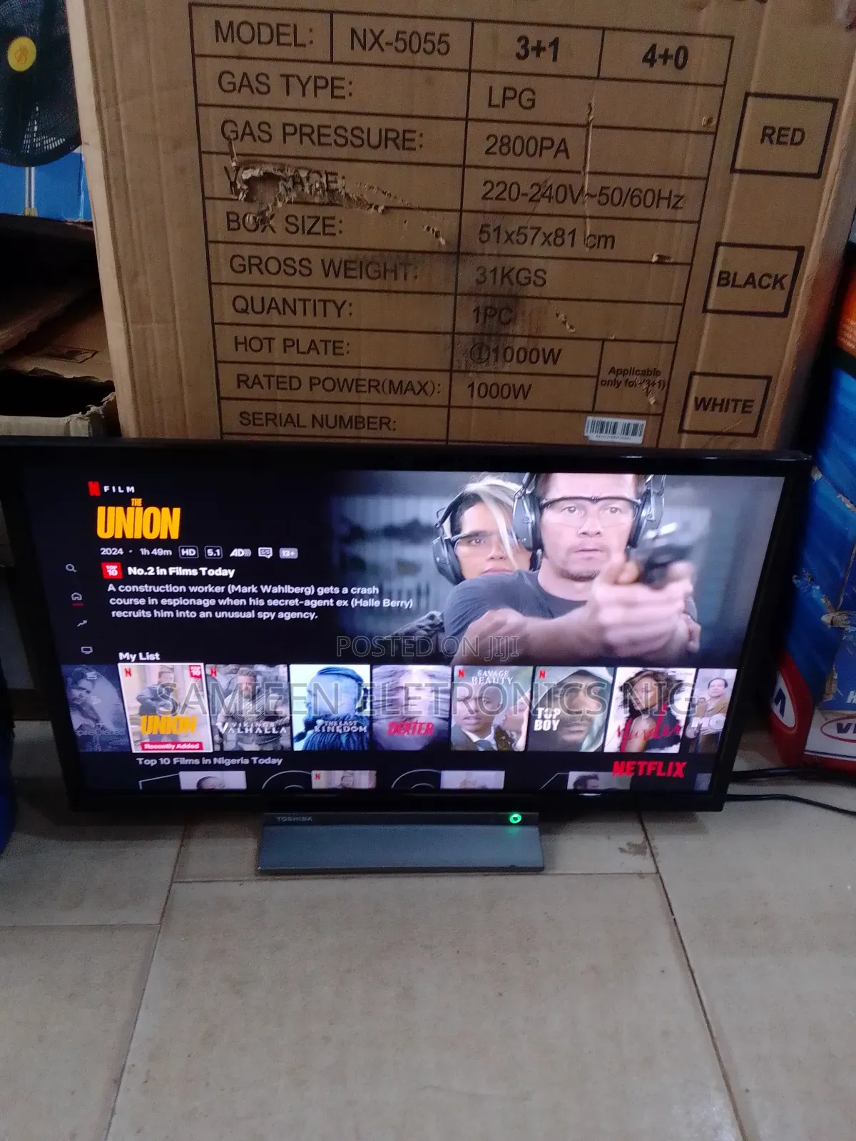Newly Arrived 24inch Toshiba Uhd Smart, Uk Imported, Slim