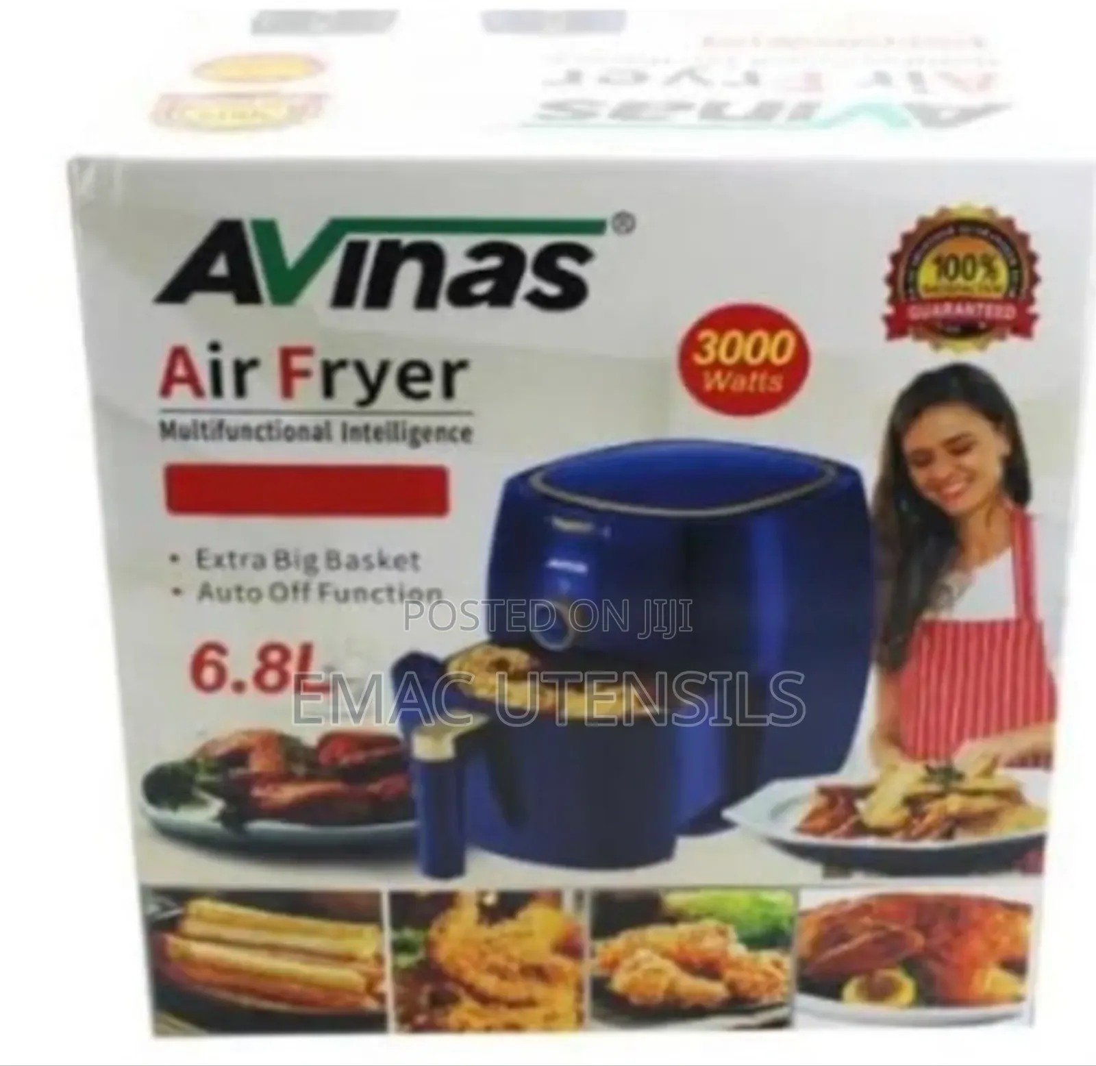 AVINAS Multifunctional Electric Oil Free Air Fryer Oven 6.8L