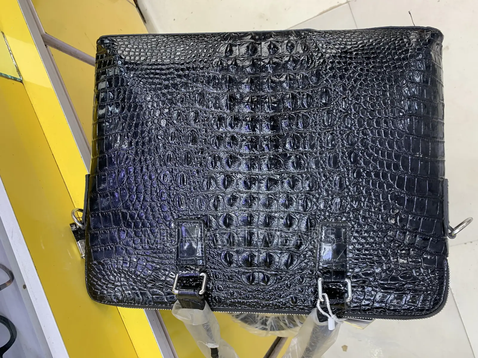 Original Leather Animal Skin Laptop Bag