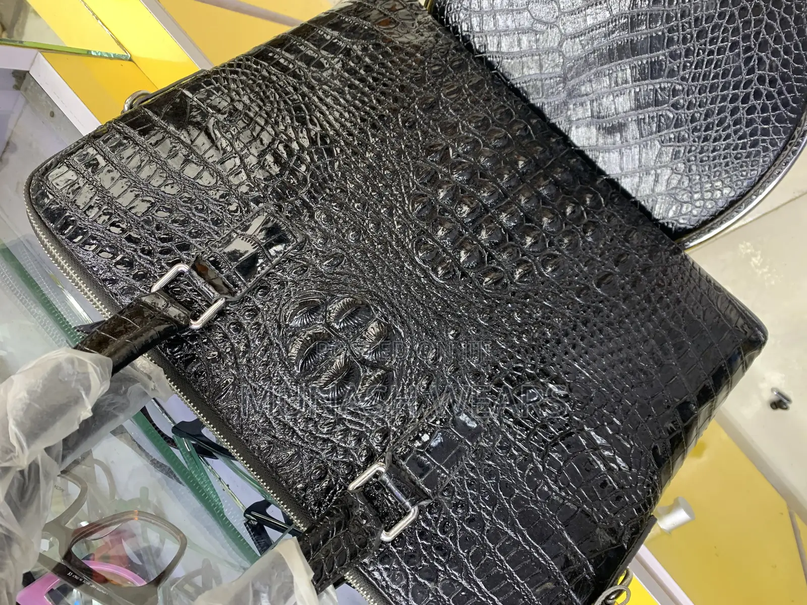 Original Leather Animal Skin Laptop Bag