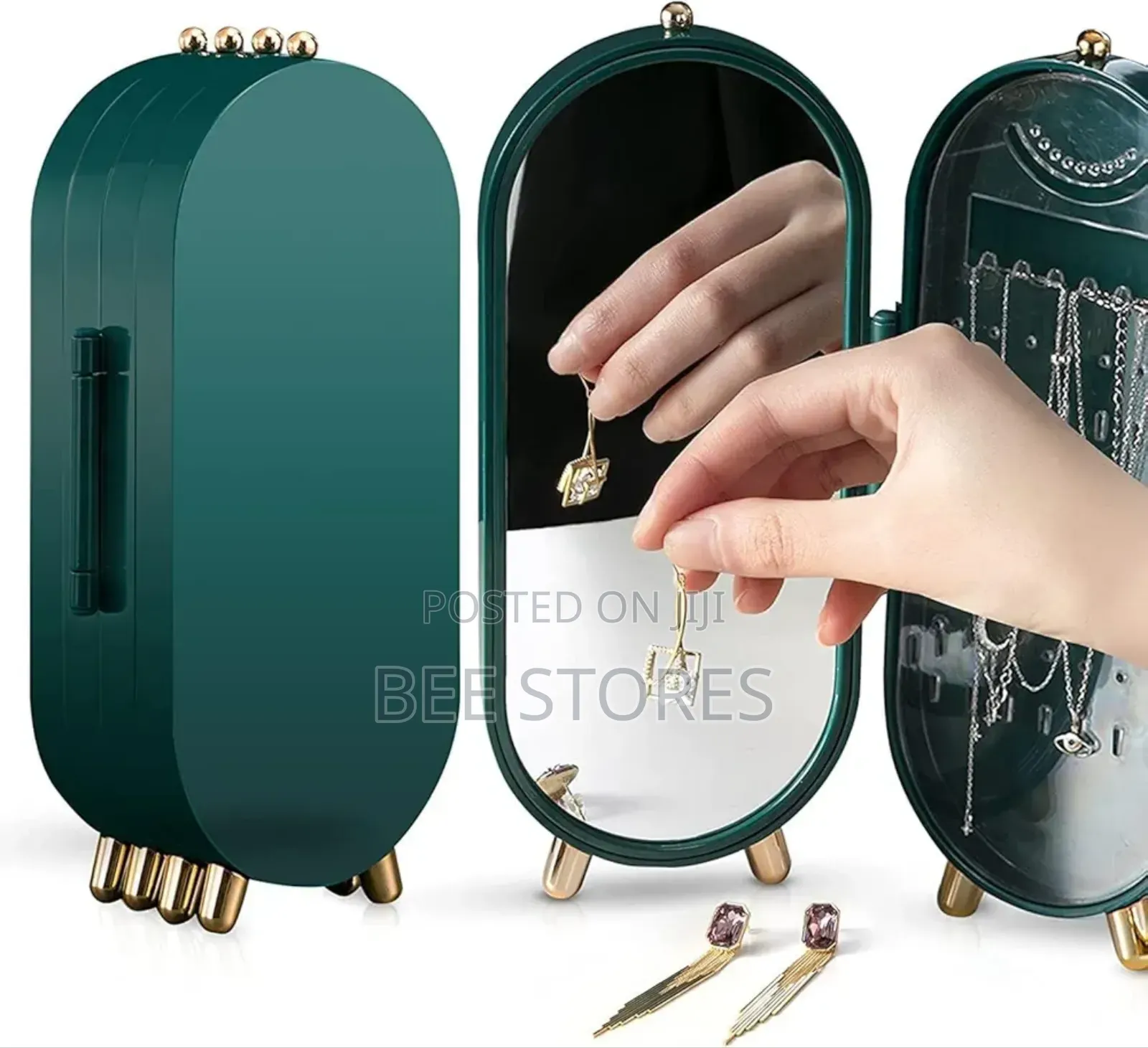 Jewelry Box Oval Earrings Organiser