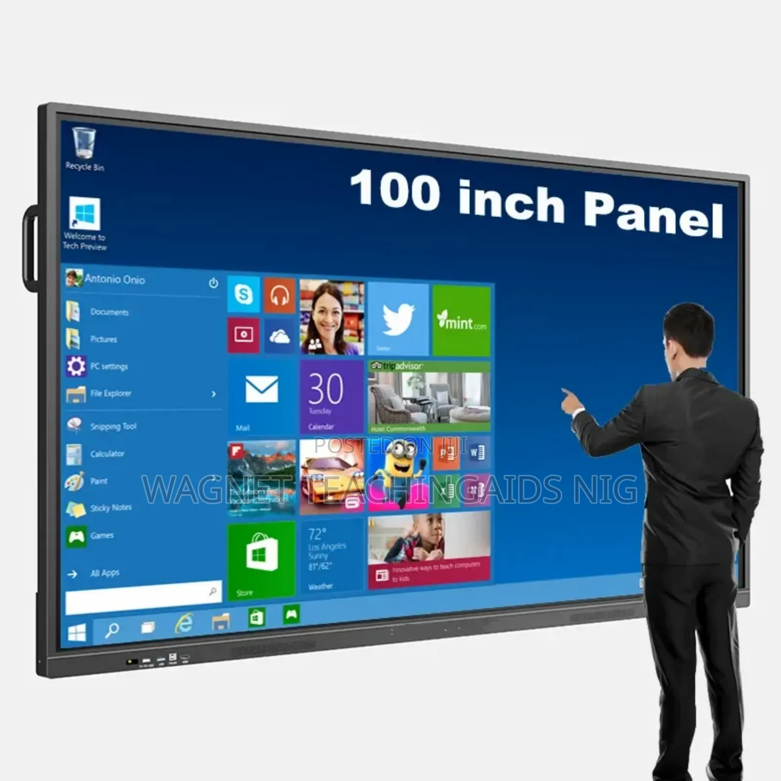 98inches All in on Interactive Smart Board