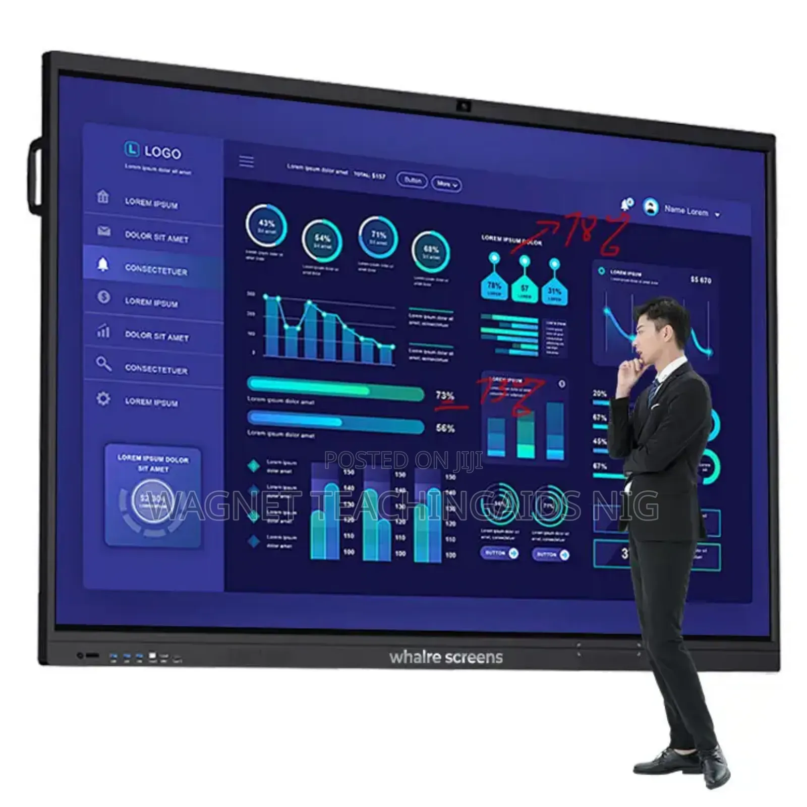 Free Delivery 100inches and 98inches Interactive Smart Board