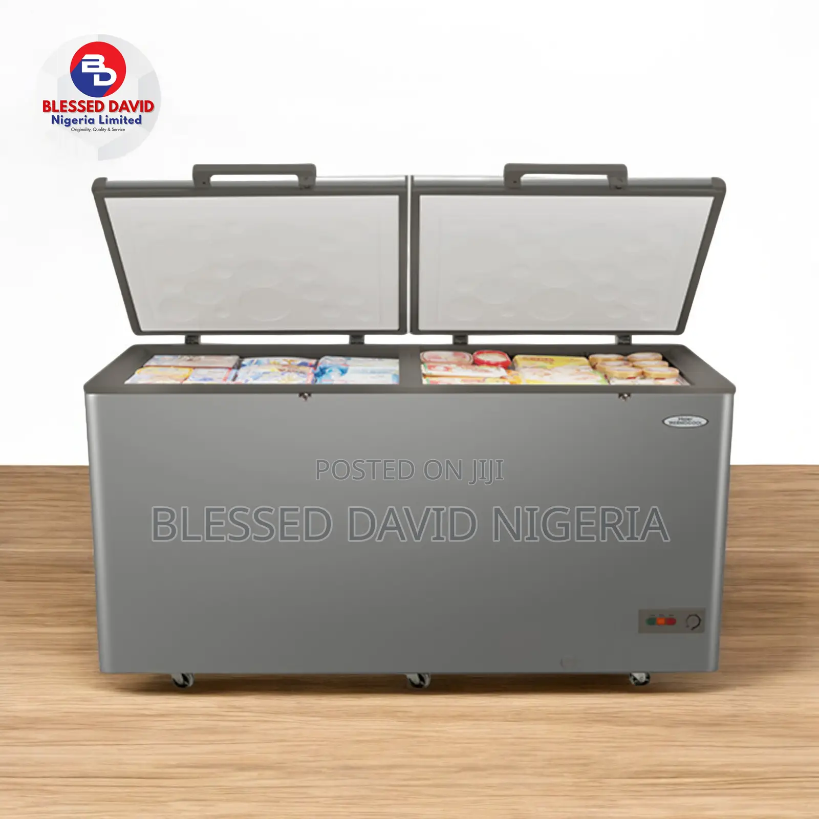 Haier Thermocool 429L Inverter Chest Freezer - HTF-429IS SLV