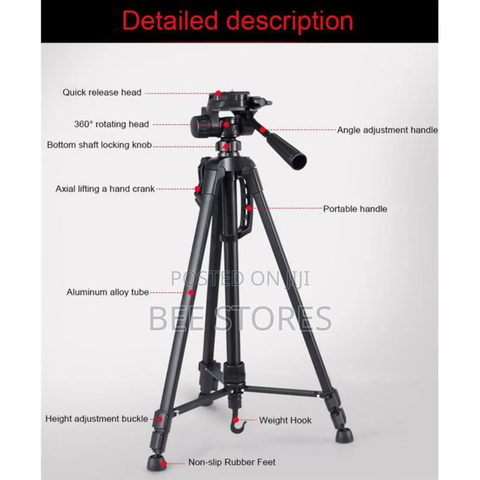 Tripod Stand Phone Camera Live Streaming Stand Holder