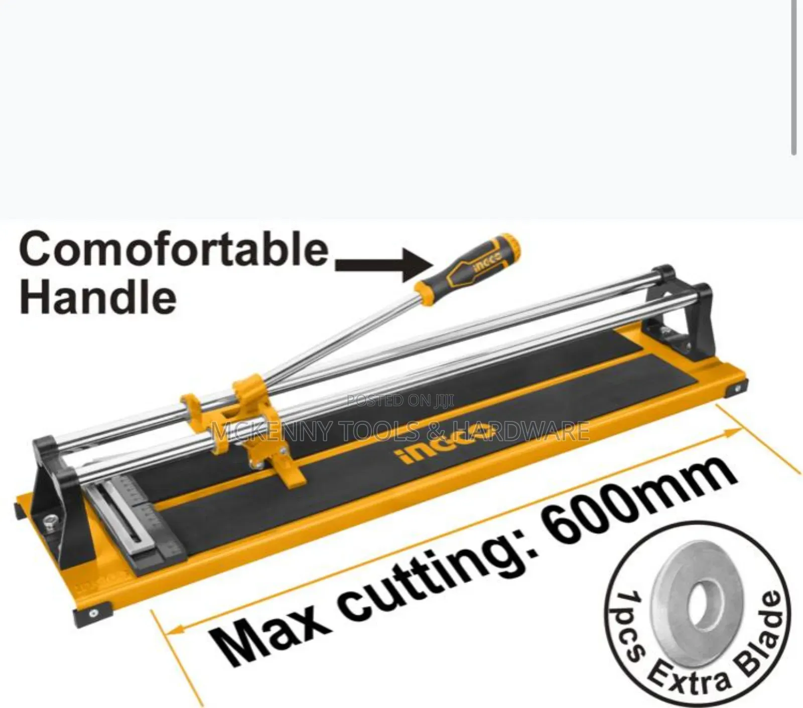 Ingco Manual Tile Cutter, 600mm Professional Porcelain