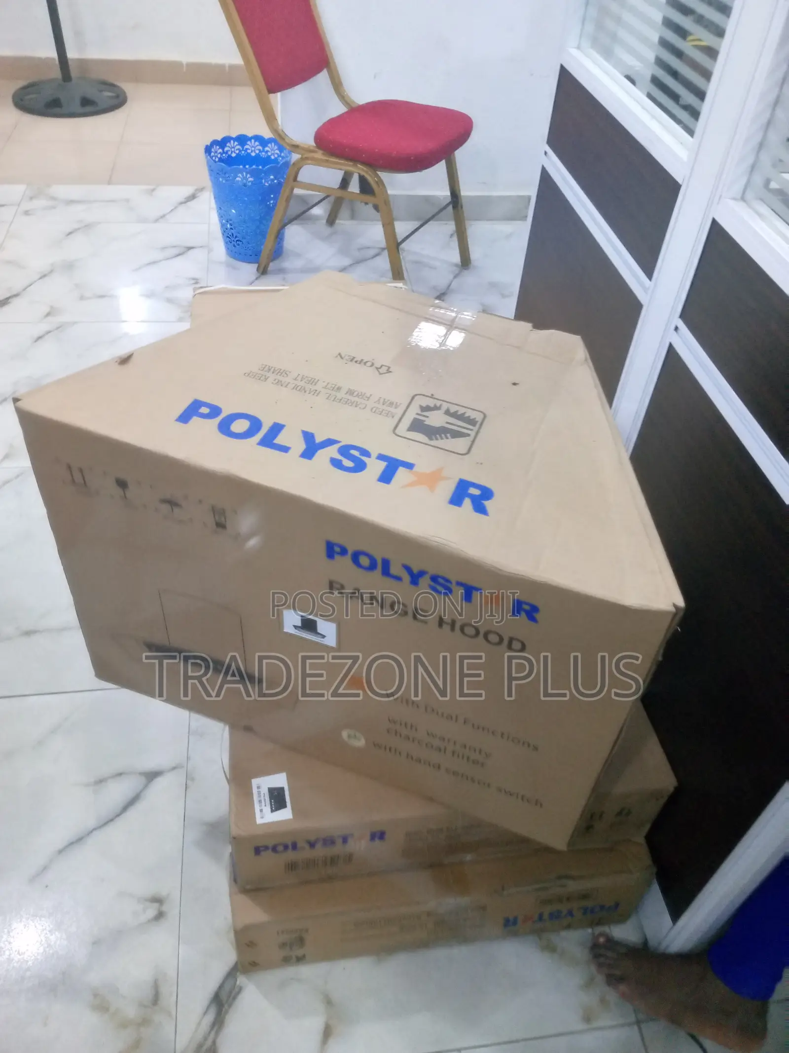 Polystar 60cm Tempered Glass Rangehood