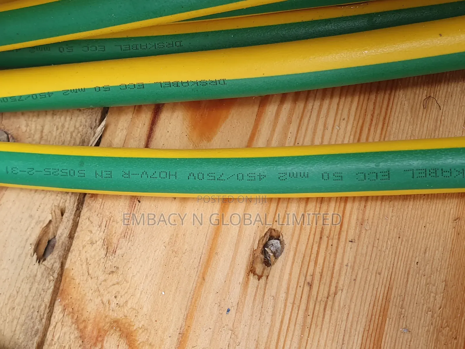 50mm Single Cable PVC/PVC (Hard Core) Earth