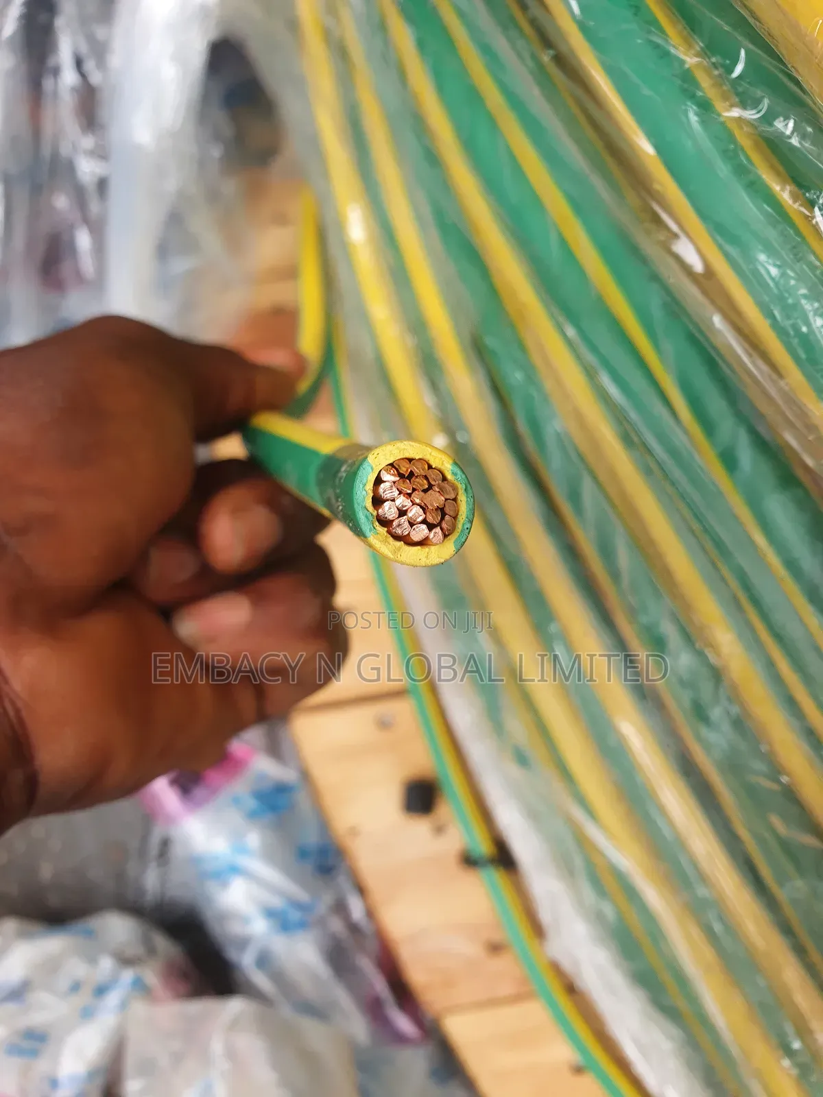 50mm Single Cable PVC/PVC (Hard Core) Earth