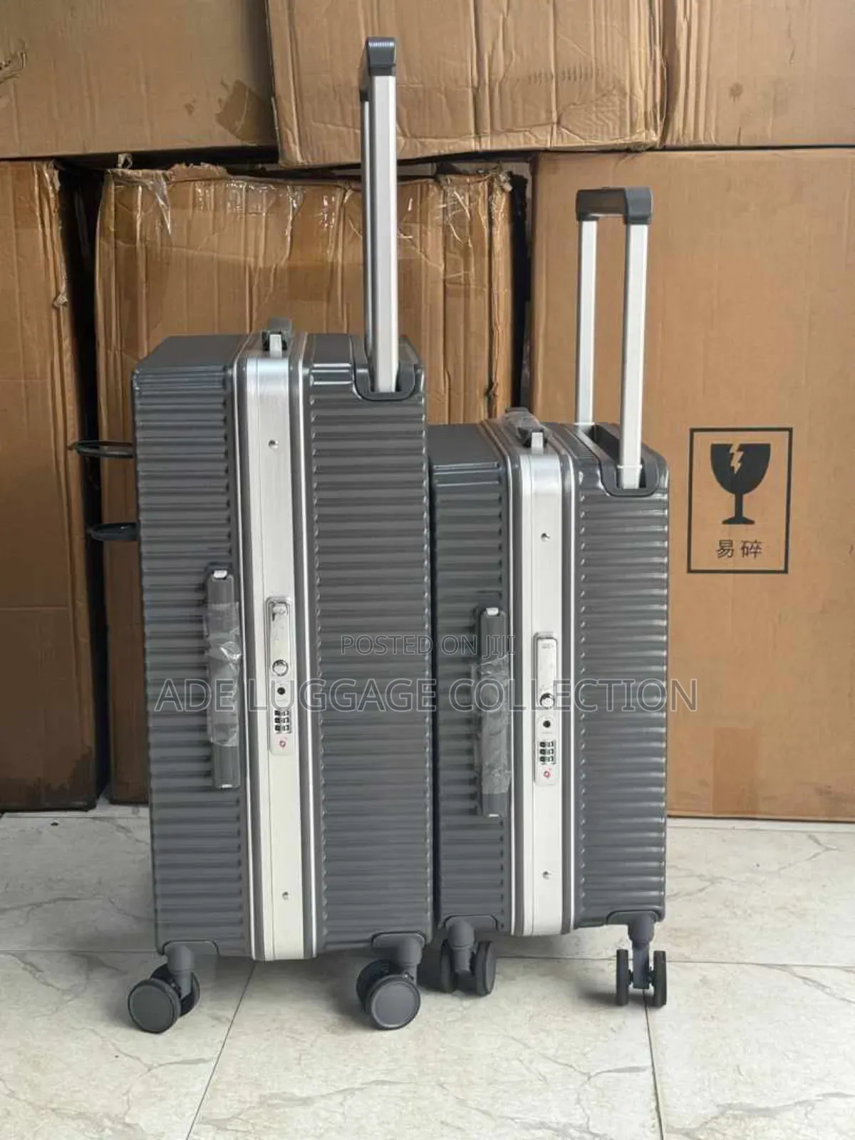 ABS Luxury Luggage With Wild Trolley