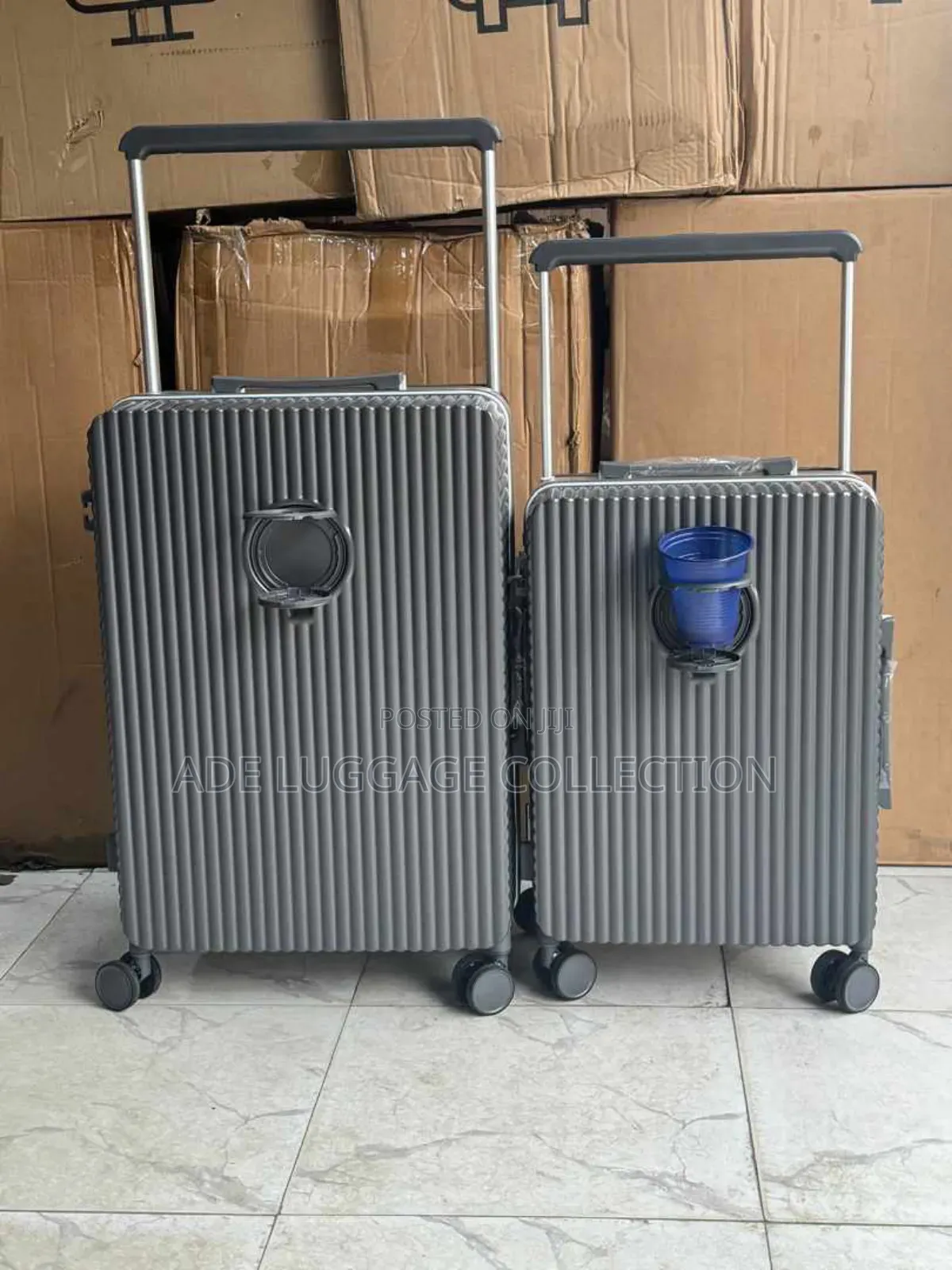 ABS Luxury Luggage With Wild Trolley
