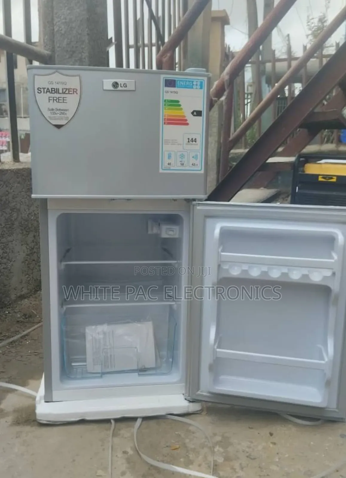 Brand New>LG Double Door Freezer Fridge 110-L Frost Free