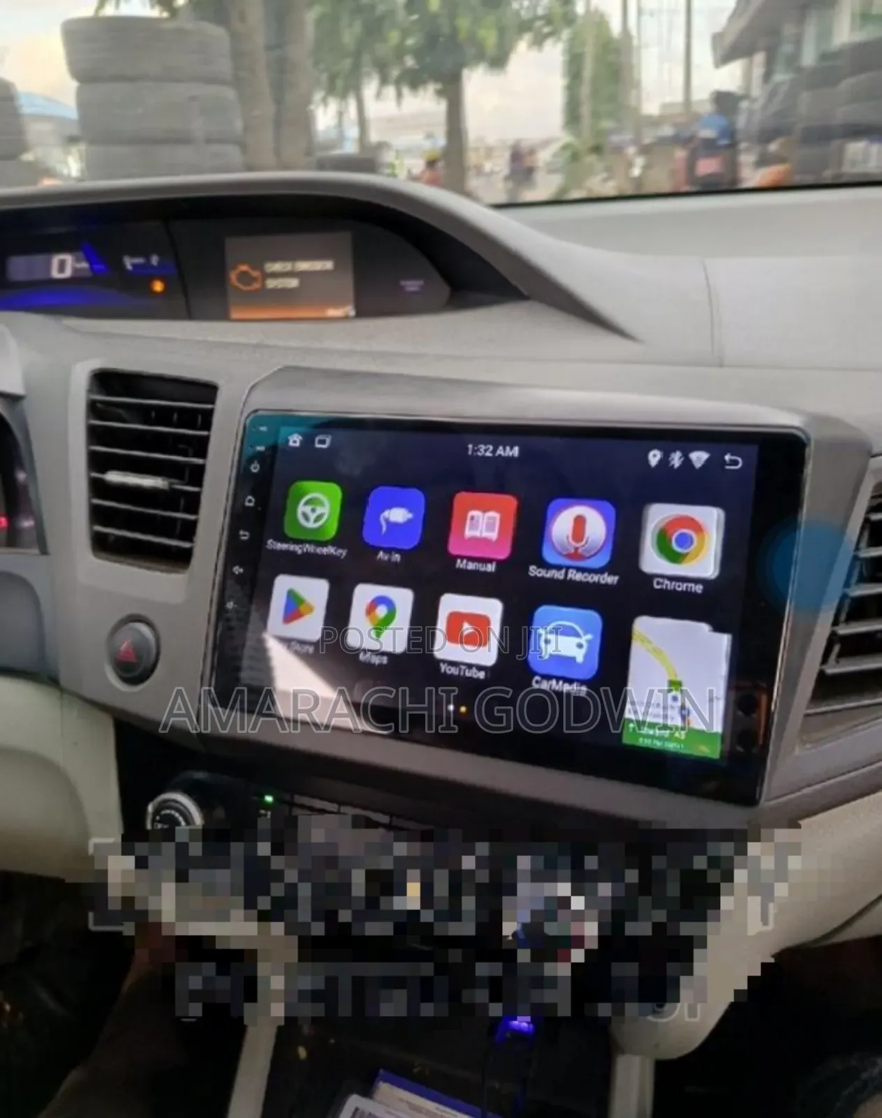 Honda Civic 2012 Android Navigation Screen
