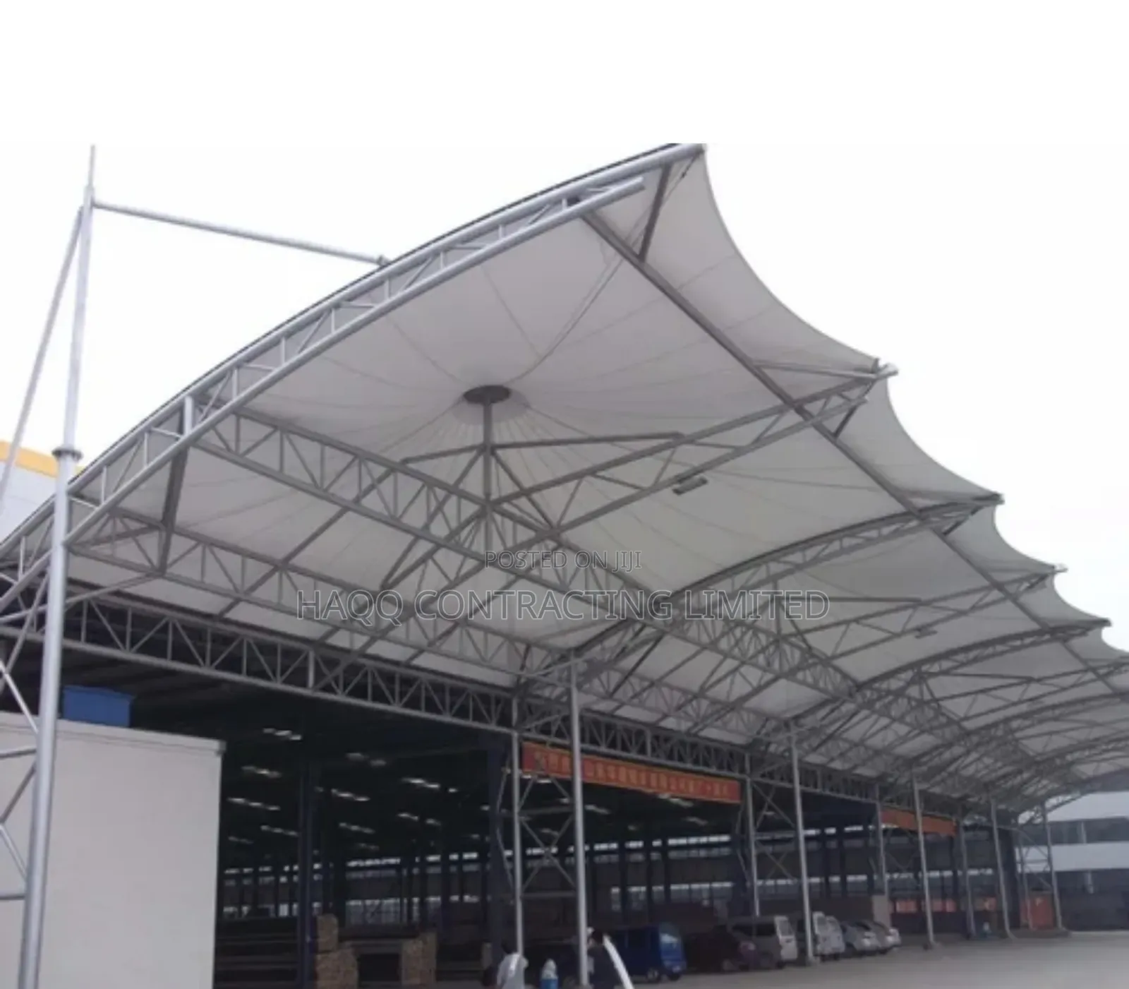 Modular Heavy Cantilever Tensile Structures