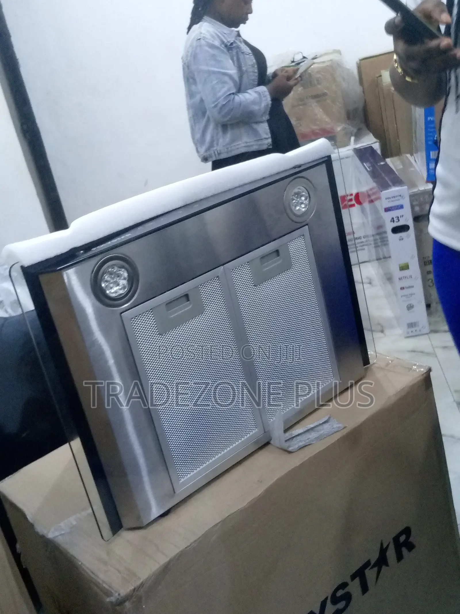 Quality Polystar 4burner Full Rangehood 60cm Pv-6009cm