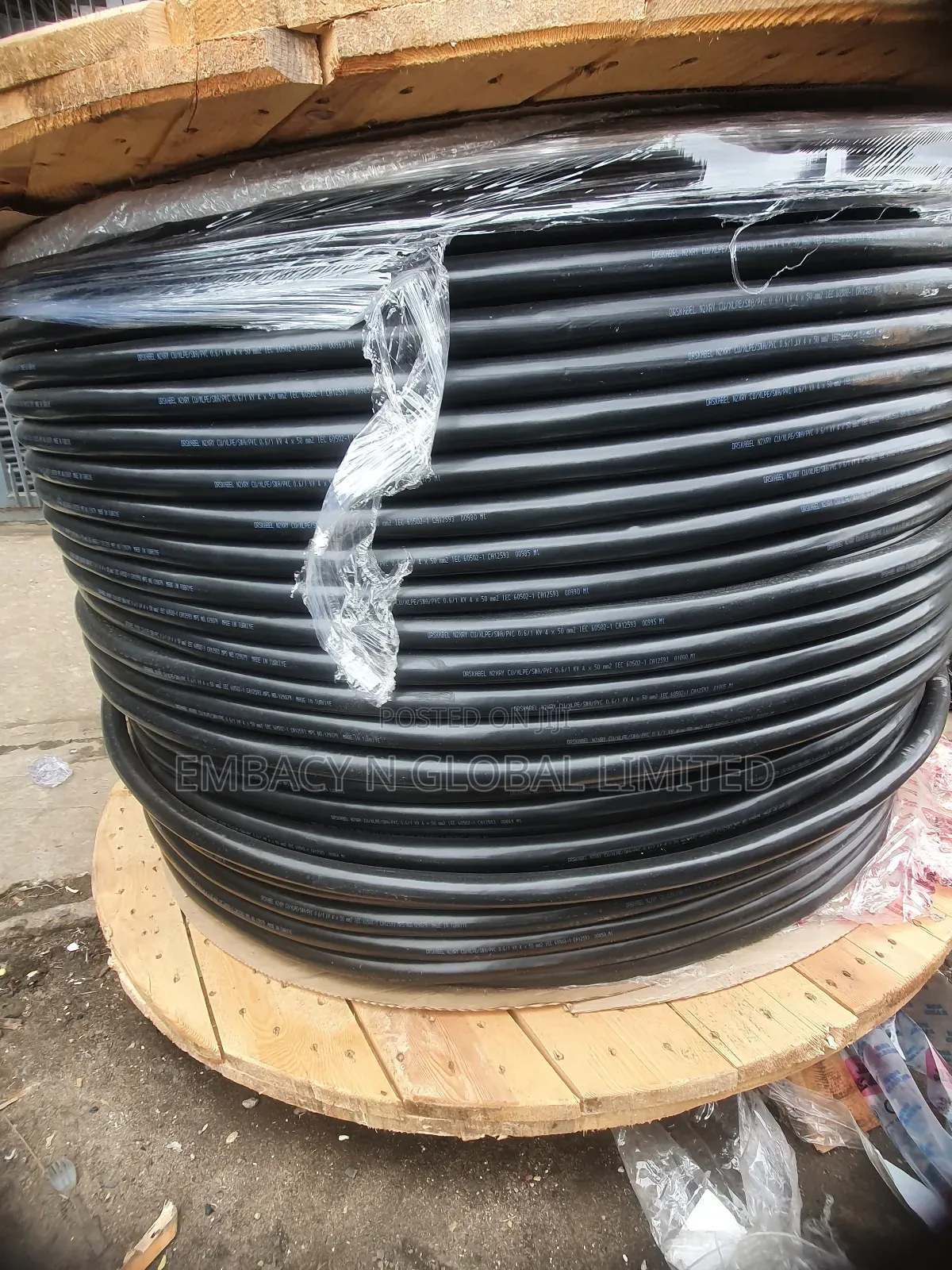 50mm 4core Armoured Cable Pure Copper
