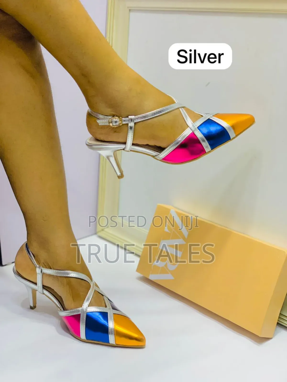 Ladies Sleek Pencil Heels Medium Heeled Sandals