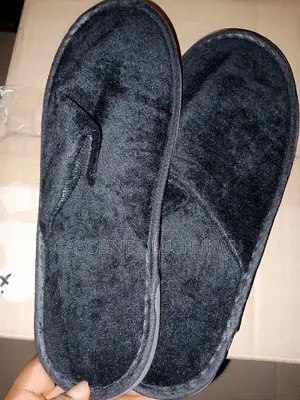 Guest Black Slippers ( Hotel Amenities)