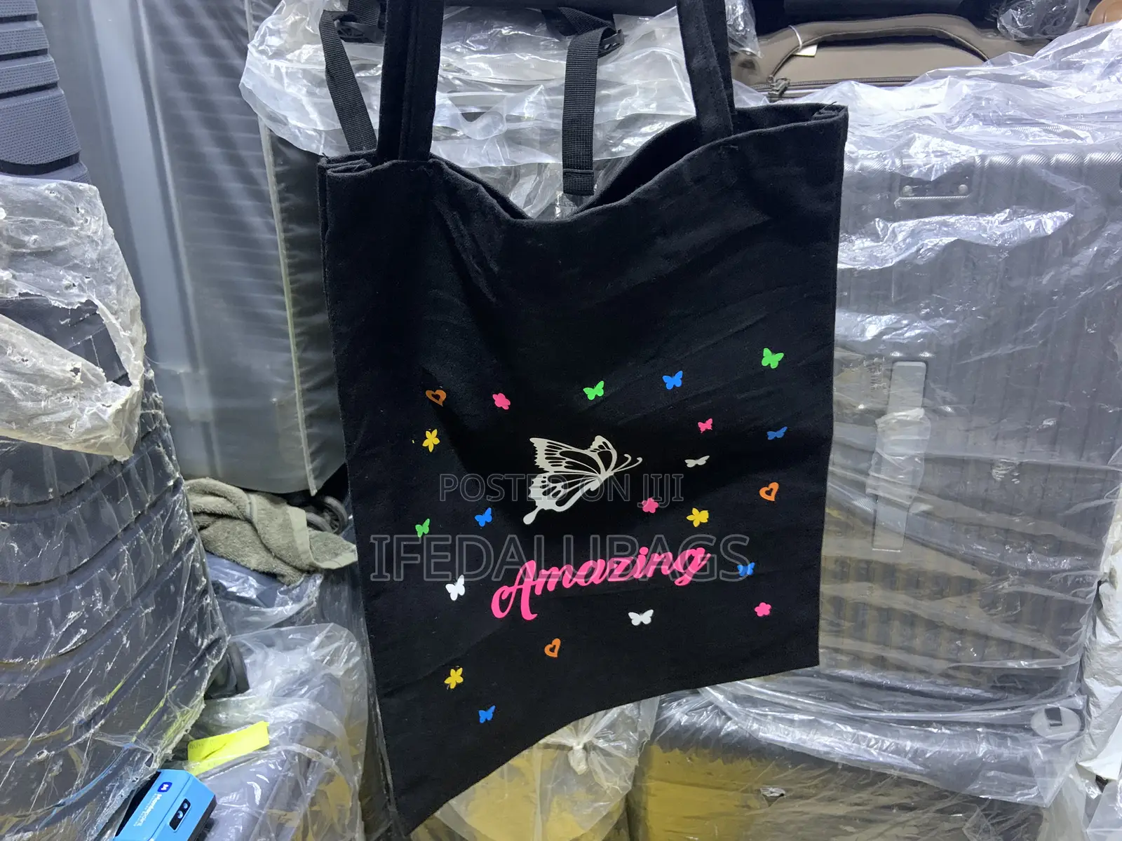 Amazing Black Tote Bag