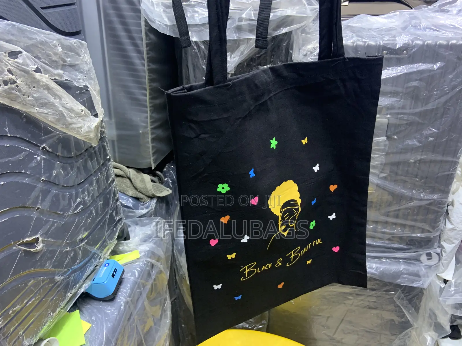 Black and Beautiful Tote Bag