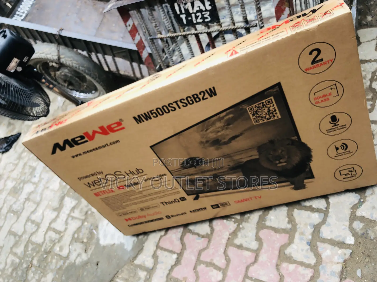 MEWE 50” Inches UHD4K Smart Tv Double Screen