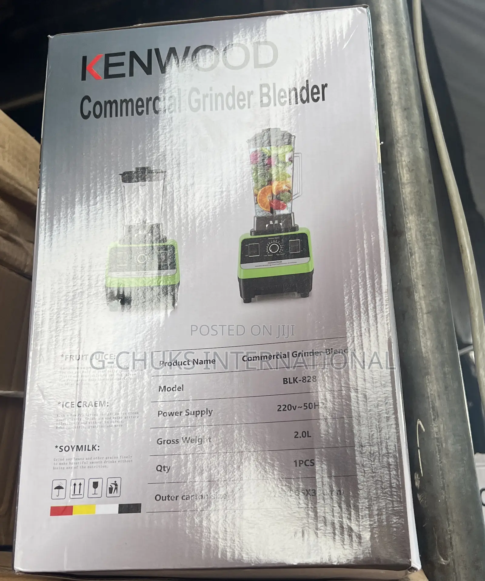 Kenwood Heavy Duty Commercial Grinder Blender-8500w 2cups