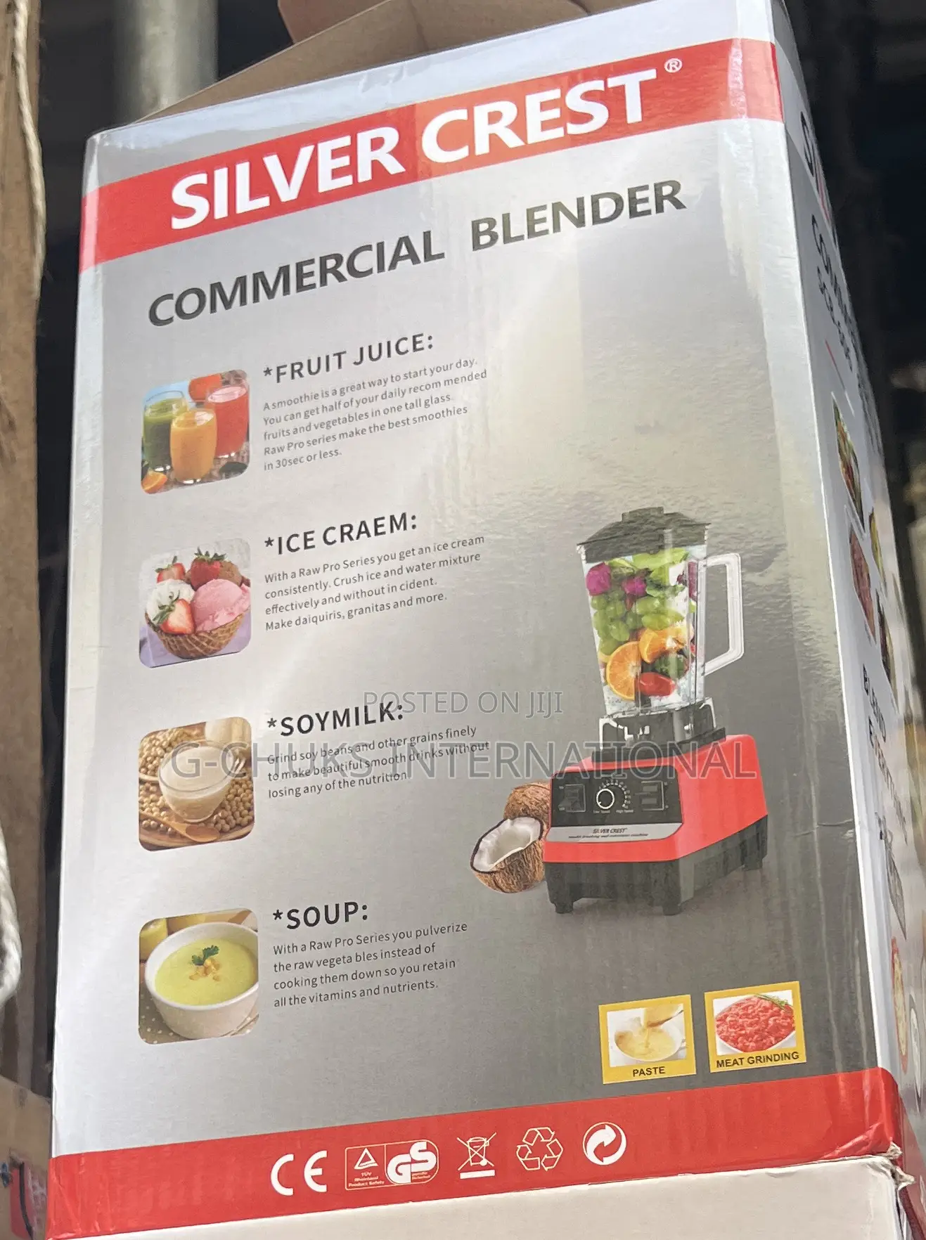 Silver Crest German Heavy Duty Commercial Blender-6500w