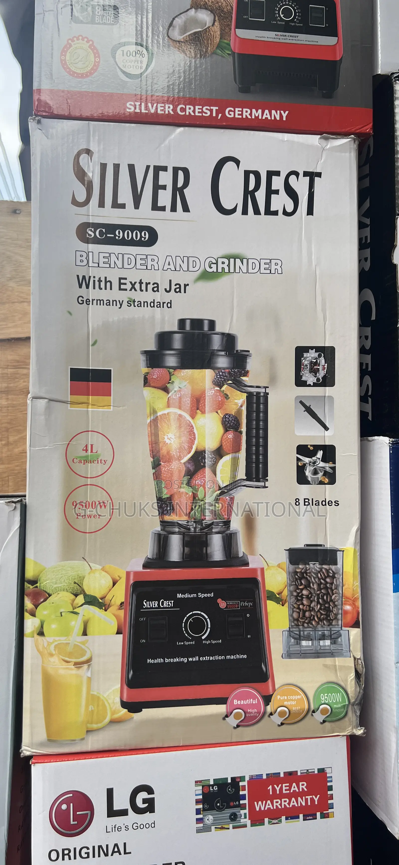 Silver Crest Double Cup Powerful Multifunctional Blender