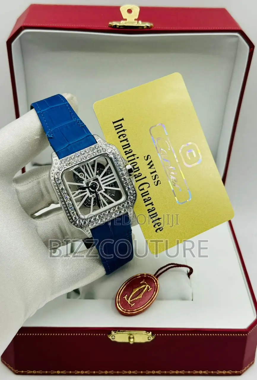Original Cartier Mechanical Color Selection Leather Watch